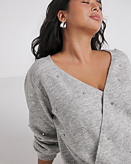 Ladies plus size knitwear best sale