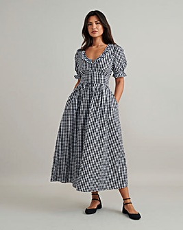 Nobody's Child Gingham Flossie Midi Dress