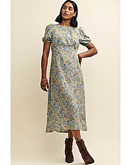 Nobody's Child Clover Midi Dress Jonie Ditsy