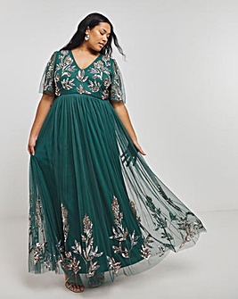 Maya Curve Maxi Dresses Fashion Simply Be Ireland