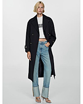 Mango Double Breasted Trench Coat