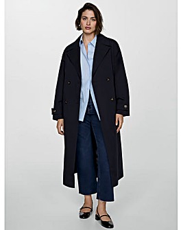 Mango Double Breasted Trench Coat