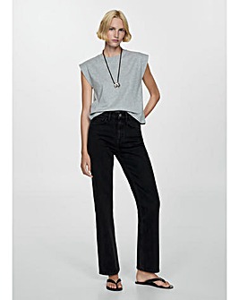 Mango Medium-Rise Straight Fit Jeans