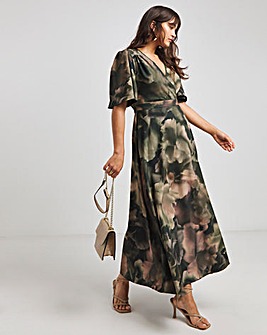 Flounce London Printed Maxi Dress