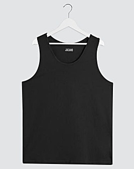 Black Basic Vest Regular