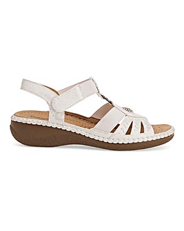 Cushion Walk Strappy Comfort Sandals Wide E Fit