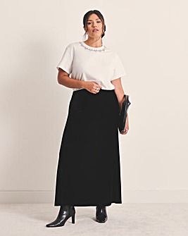 Velour Midaxi Skirt