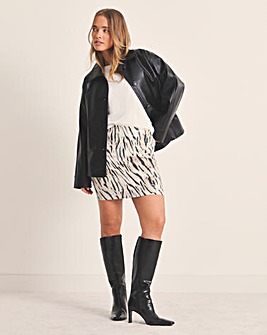 Simply Be Sequin Mini Skirt