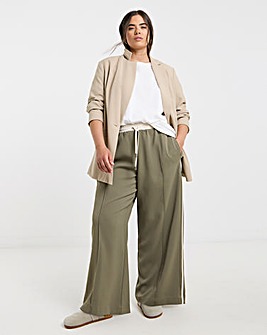 Contrast Waist Side Stripe Trouser
