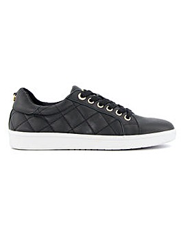 Dune Excited Quilted Trainer Standard D Fit