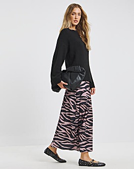 Satin Maxi Skirt