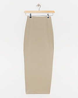 Ponte Maxi Pencil Skirt