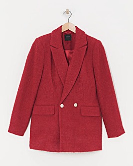 Boucle Double Breasted Blazer