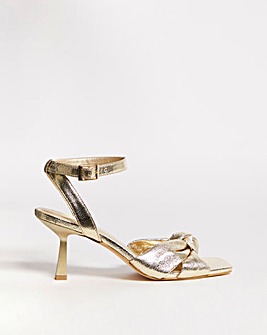 Joanna Hope Crossover Vamp Sandal With Ankle Tie EEE Fit