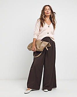 Chocolate Wide Leg Trousers