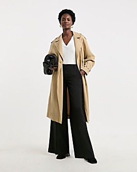 Tailored Wide Leg Trousers with stretch