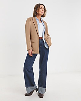 Camel Ponte Edge to Edge Blazer