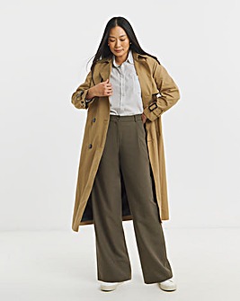 Black Tailored Wide Leg Trousers