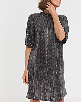 Sparkle T-shirt Dress