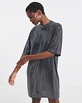 Sparkle T-shirt Dress