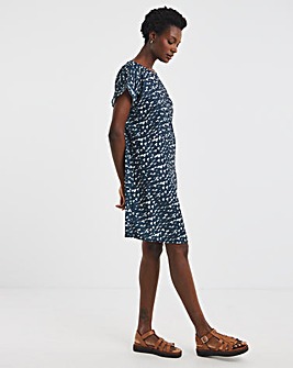 Great Value Textured Jersey Swing Dress