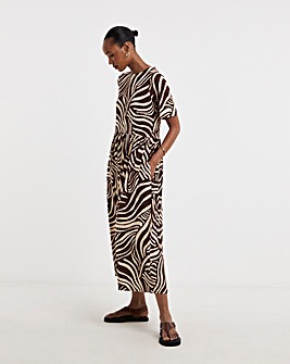 Soft Touch Half Sleeve Smock Dress