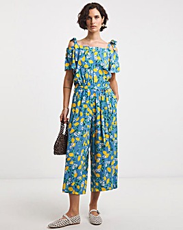 Crinkle Tie Strap Jumpsuit