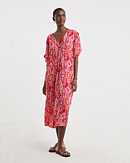 Overhead Midi Kaftan Dress