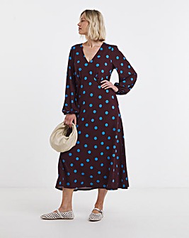 Soft Touch Long Sleeve Tea Dress