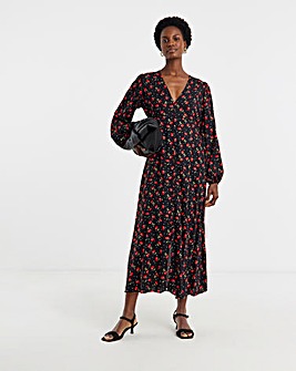 Button Through Tea Dress