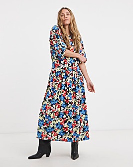 Soft Touch Drop Waist Smock Dress