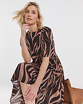 Short Sleeve Care Free Maxi Dress