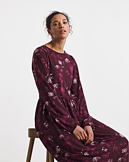 Soft Touch Long Sleeve Smock Dress