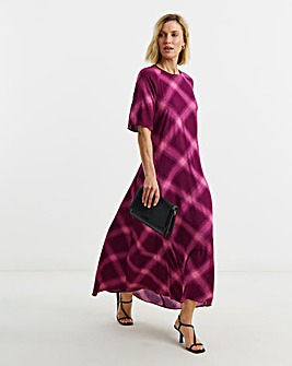 Short Sleeve Care Free Maxi Dress