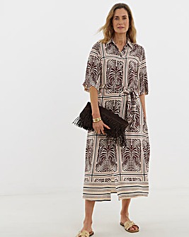 Belted Shirt Dress