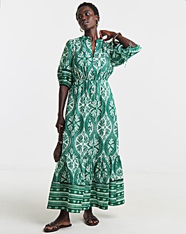 Printed Prairie Dress