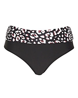 Animal Mix and Match Fold Top Bikini Bottoms