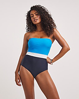 Non Wired Padded Bandeau Swimsuit