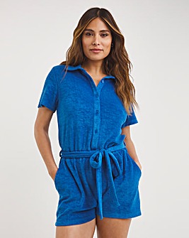 Cotton Towelling Playsuit