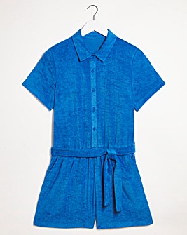 Cotton Towelling Playsuit