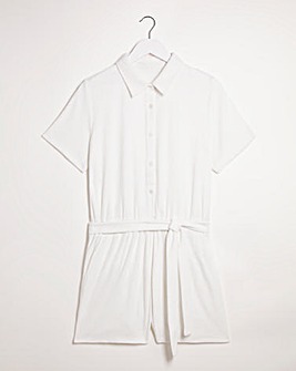 Cotton Towelling Playsuit