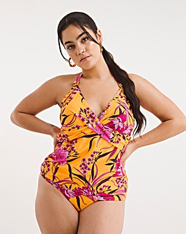 MAGISCULPT Twist Front Tankini Set