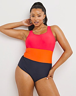 Sports Colourblock Swimsuit