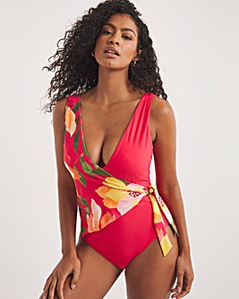 Hawaii Wrap Front Swimsuit