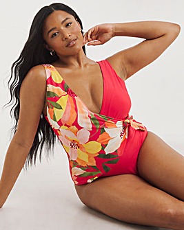 Hawaii Wrap Front Swimsuit