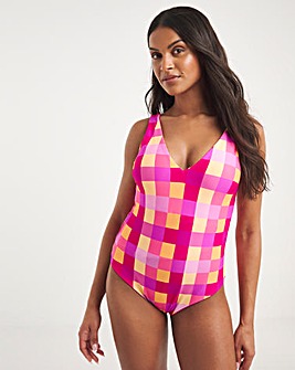 Reversible Plunge Swimsuit