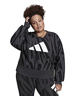 adidas Winners AOP Crew Sweat