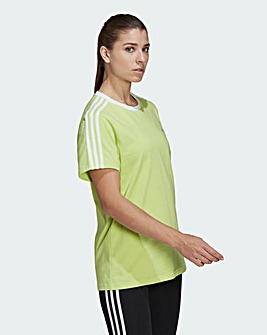 adidas 3 Stripe Boyfriend T-Shirt