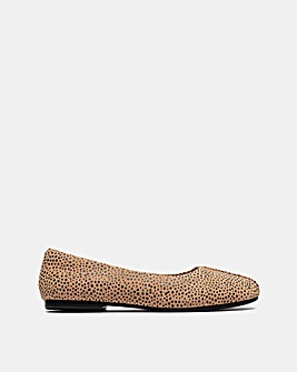Clarks Animal Print Livia Lily Shoes - Standard Fit (D)