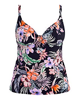 Freya Kamala Bay Plunge Wired Tankini Top